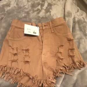 Beige shorts